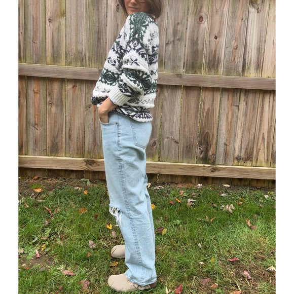 Vintage 90s GAP Fair Isle Boyfriend Sweater - Picture 8 of 9